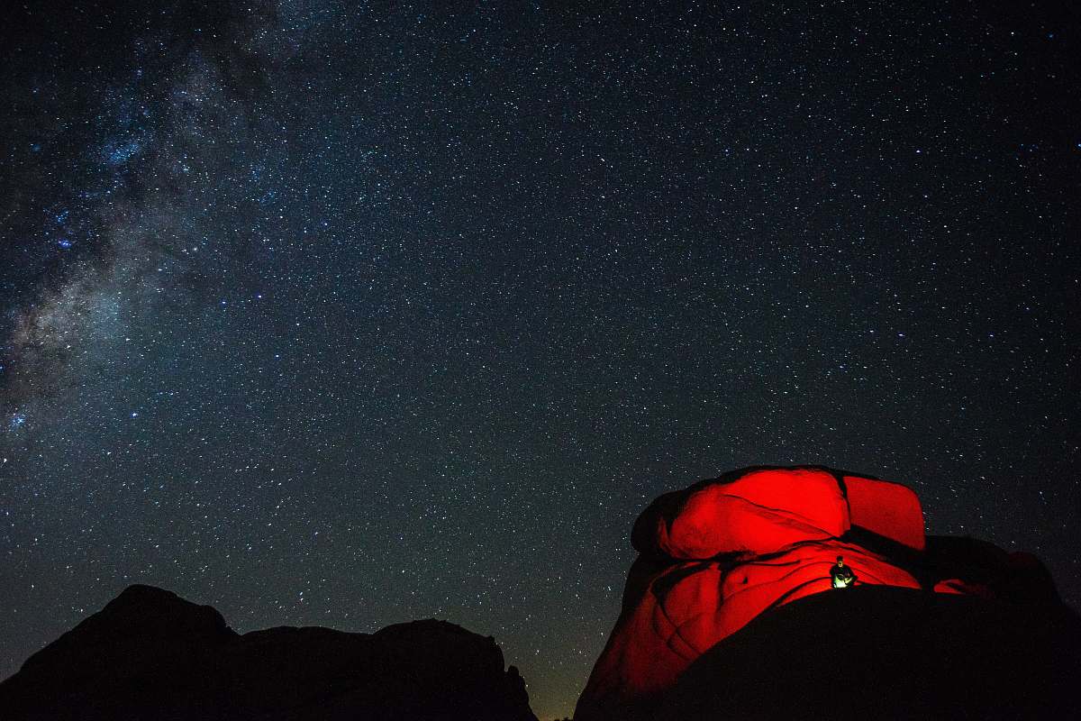leisure activities photo of night sky joshua tree